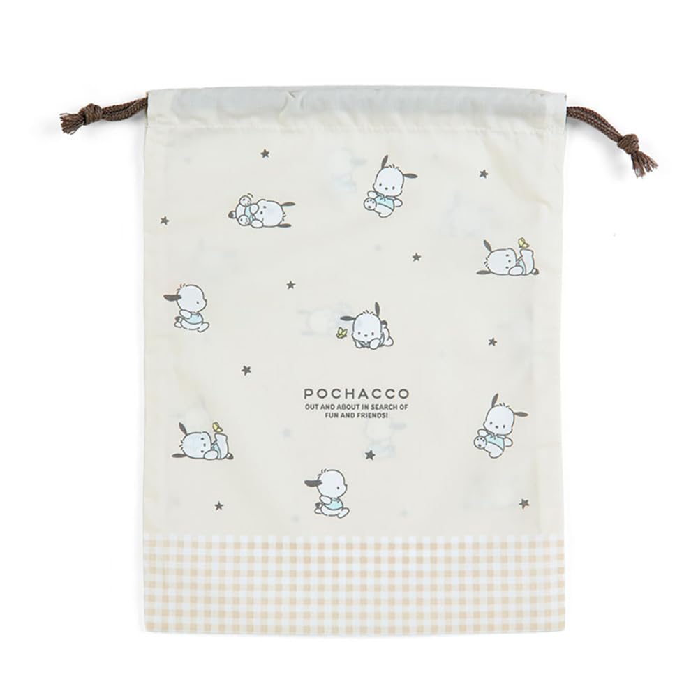 Sanrio Pochacco Drawstring Bag From Japan - M 255271- Japan Figure Store - #1 Bring To You The Best Japanese Goods