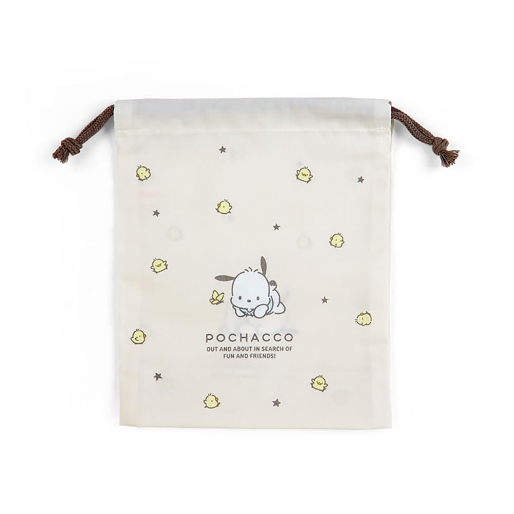 Sanrio Pochacco Drawstring Bag Japan S 254550- Japan Figure Store - #1 Bring To You The Best Japanese Goods