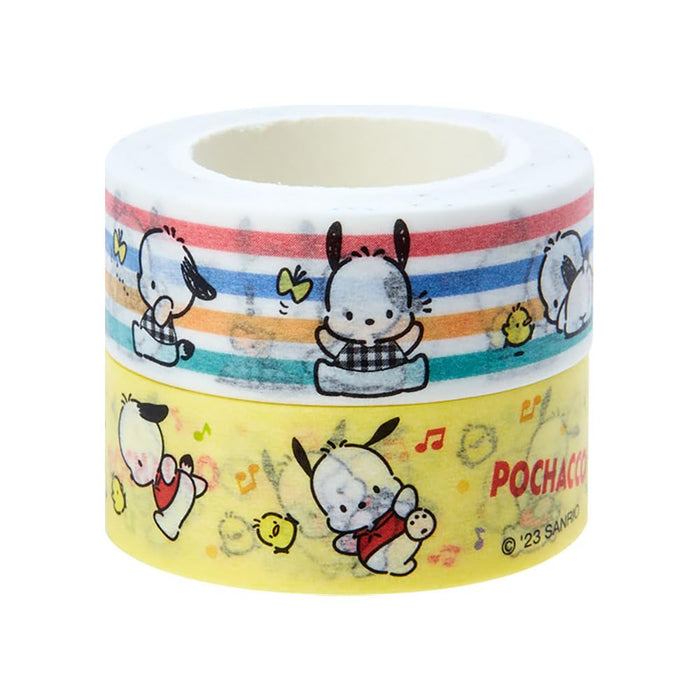 Sanrio Pochacco Paper Tape Set Of 2 From Japan - 550485- Japan Figure Store - #1 Bring To You The Best Japanese Goods