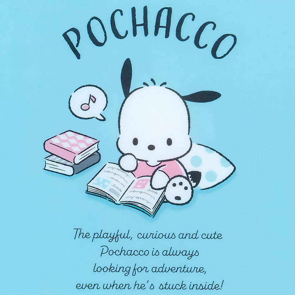 Sanrio Pochacco 6 Pocket Clear File Japan 549801 | Zippered- Japan Figure Store - #1 Bring To You The Best Japanese Goods