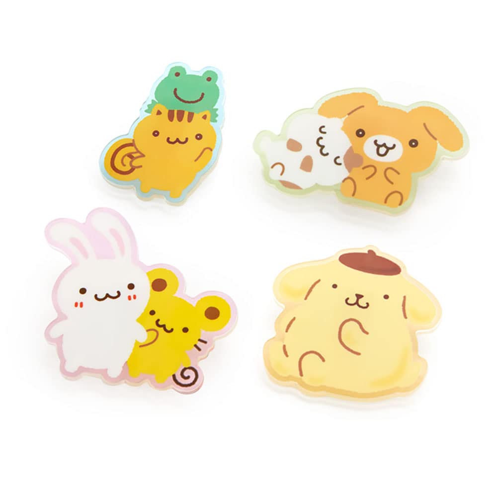 Sanrio Pom Pom Purin Clip Set (Team Pudding) 124389- Japan Figure Store - #1 Bring To You The Best Japanese Goods