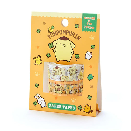 Sanrio Pompompurin Japan Paper Tape Set (2 Rolls) 550221- Japan Figure Store - #1 Bring To You The Best Japanese Goods