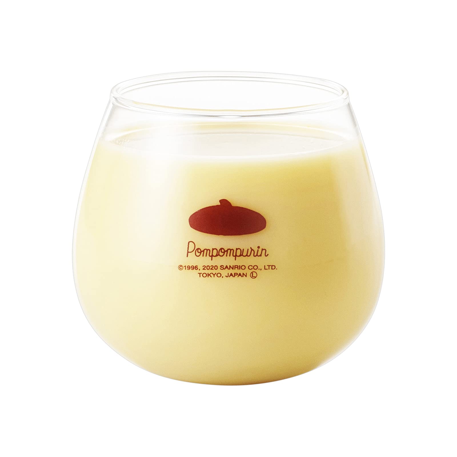 Kanesho Sanrio Pom Pom Purin Yurayura Tumbler Face Glass Cup 320ml Japanese Cute Mugs- Japan Figure Store - #1 Bring To You The Best Japanese Goods