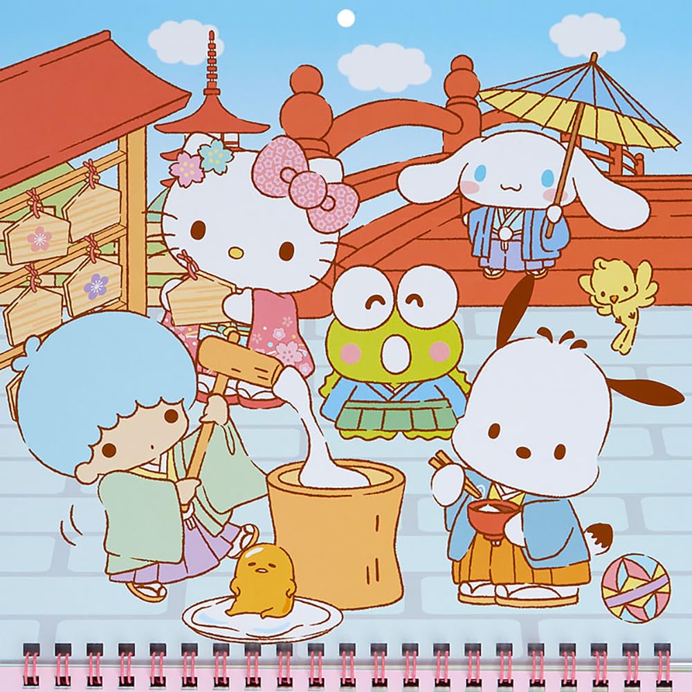 Sanrio Japan Characters Wall Calendar 2024 - 701335- Japan Figure Store - #1 Bring To You The Best Japanese Goods