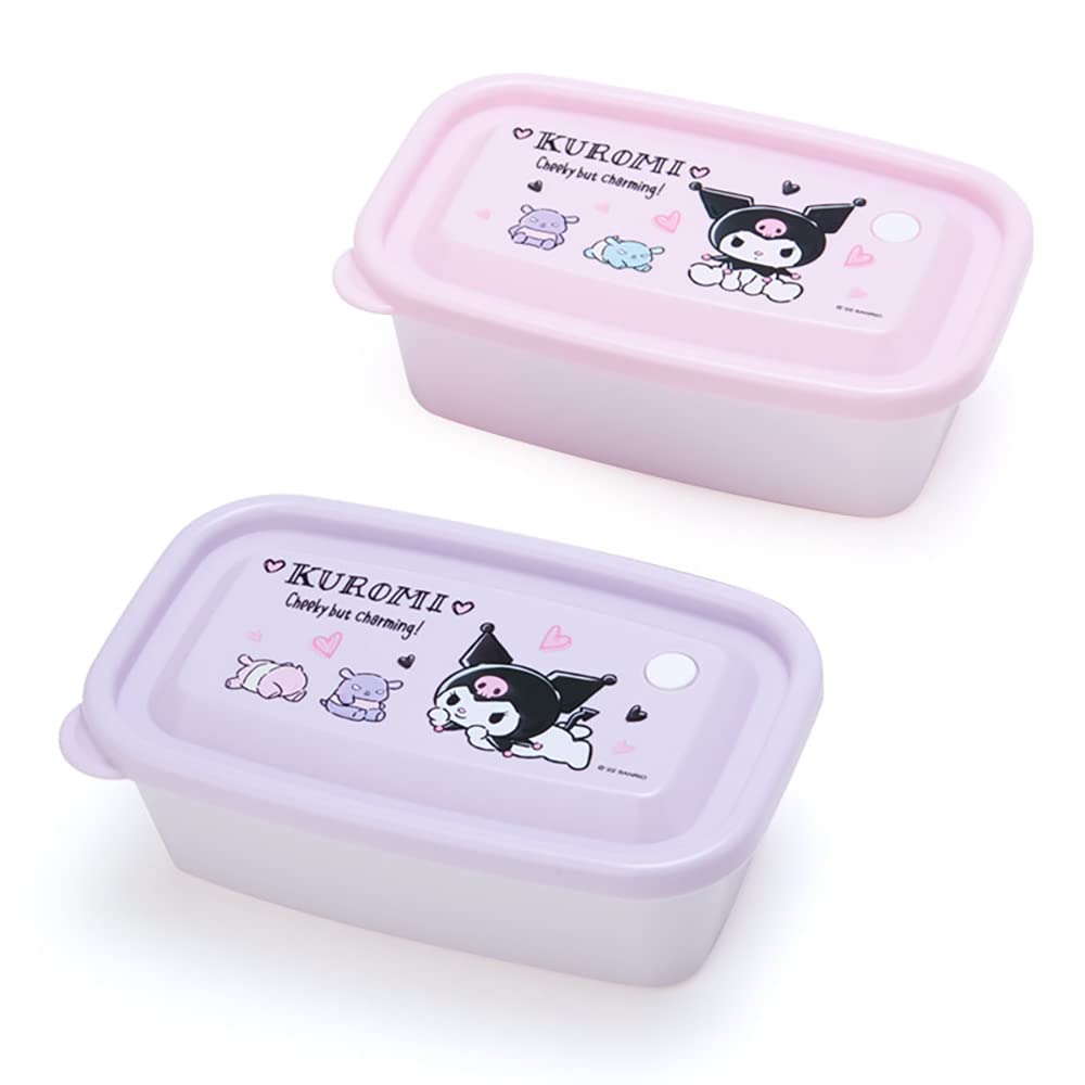 SANRIO - Food Storage Container Kuromi - 2 Pcs- Japan Figure Store - #1 Bring To You The Best Japanese Goods
