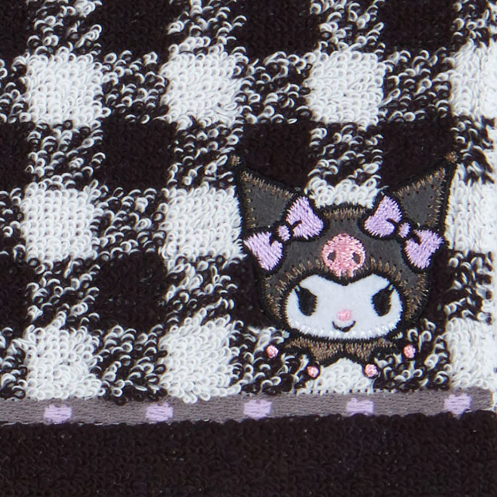 SANRIO Petit Towel Kuromi Gingham- Japan Figure Store - #1 Bring To You The Best Japanese Goods