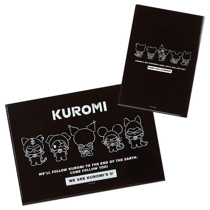 Sanrio Kuromi Punched File Set (We Are Chromies 5) Japanese Cute Punched File Set- Japan Figure Store - #1 Bring To You The Best Japanese Goods