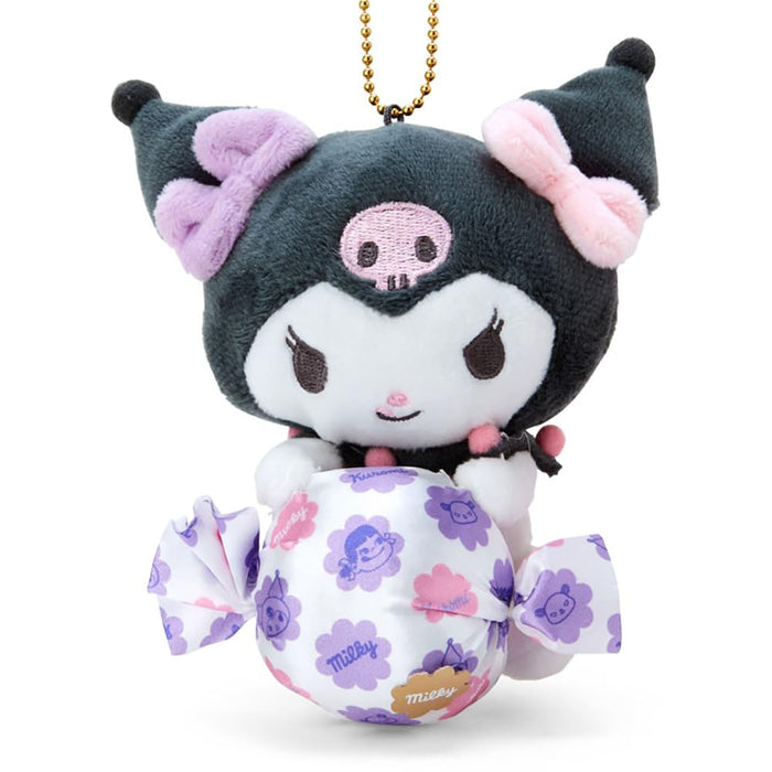 Sanrio Sweets Set Kuromi Kuromi-Chan Milky & Mascot Holder 13.5x11x8cm 033081- Japan Figure Store - #1 Bring To You The Best Japanese Goods