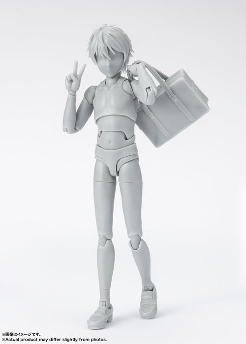 Bandai Spirits SH Figuarts Gray Body-Kun School Life DX Set 135mm PVC ABS Figure- Japan Figure Store - #1 Bring To You The Best Japanese Goods