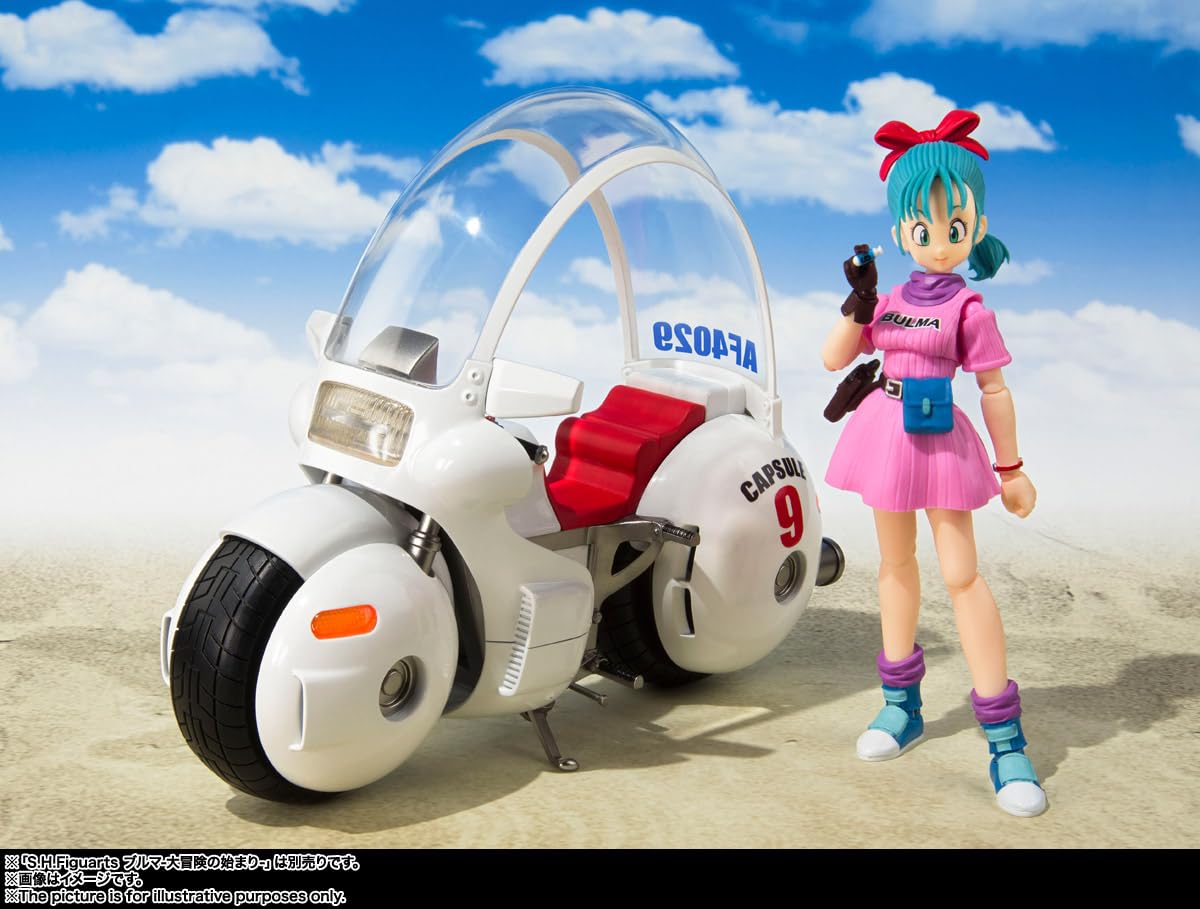 Bandai Spirits SH Figuarts Bulma's Bike Hoi Poi Capsule No 9 Resale - 175mm Movable Figure- Japan Figure Store - #1 Bring To You The Best Japanese Goods