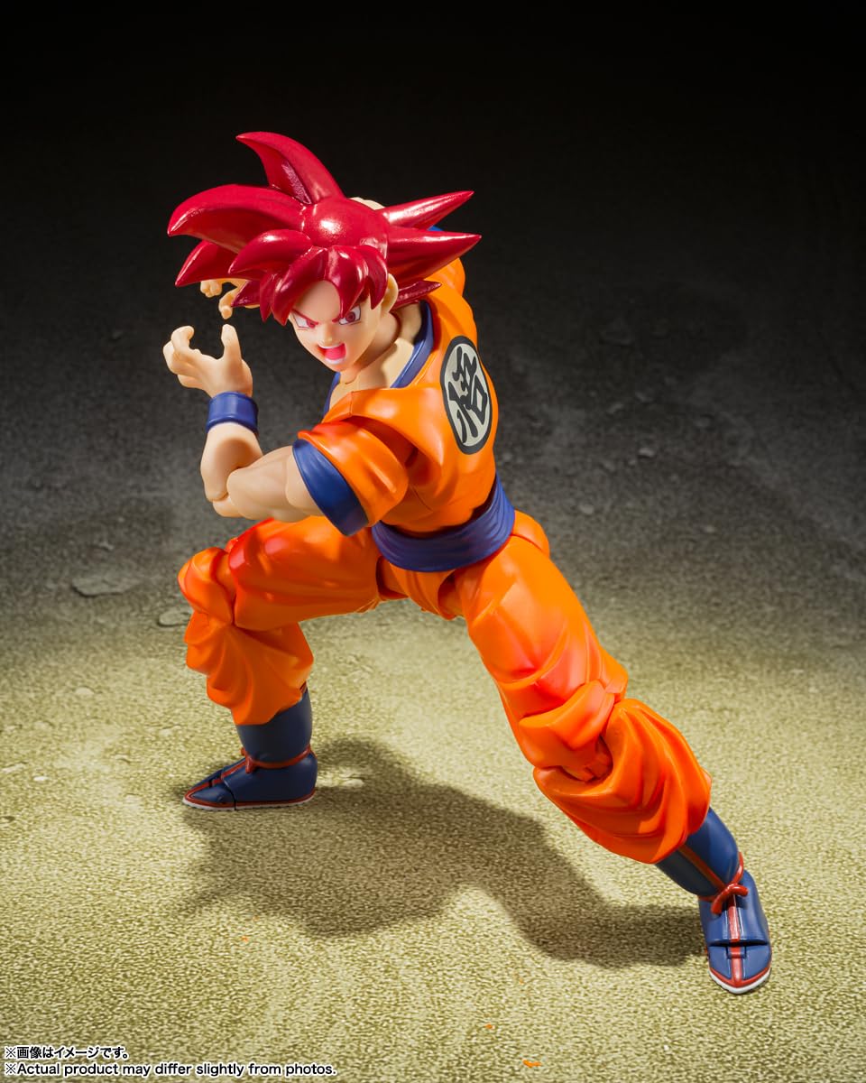Sh Figuarts Dragon Ball Super SSG Goku | Bandai Spirits | 140mm PVC Figure- Japan Figure Store - #1 Bring To You The Best Japanese Goods