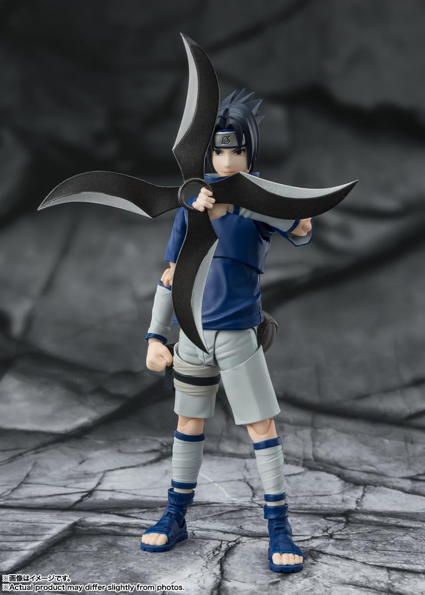 Bandai Spirits Sh Figuarts Uchiha Sasuke Ninja Figure ABS/PVC 135mm B64937- Japan Figure Store - #1 Bring To You The Best Japanese Goods