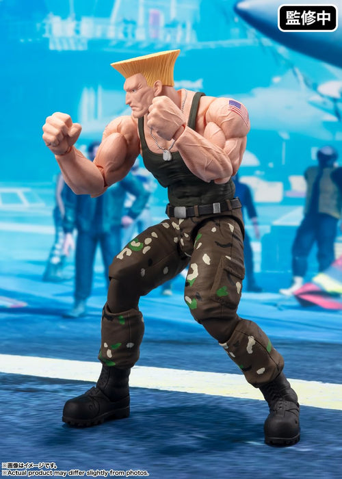 Bandai Spirits SH Figuarts Street Fighter Guile Outfit 2 160mm ABS PVC Figure- Japan Figure Store - #1 Bring To You The Best Japanese Goods