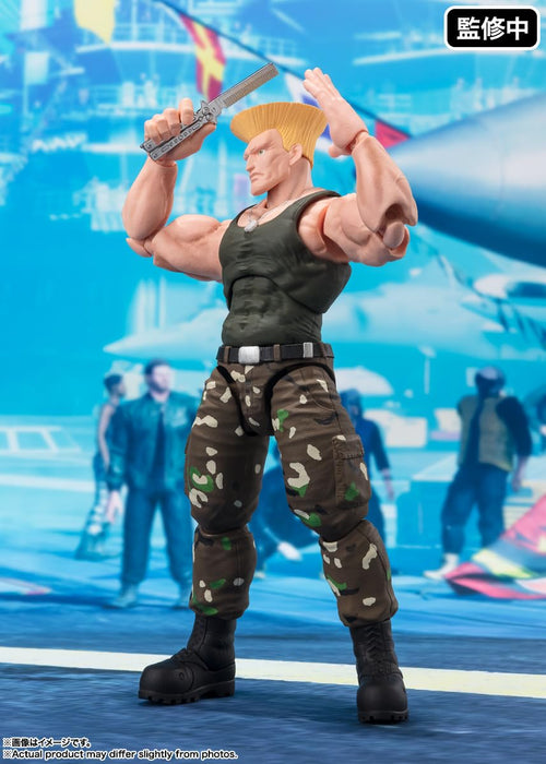 Bandai Spirits SH Figuarts Street Fighter Guile Outfit 2 160mm ABS PVC Figure- Japan Figure Store - #1 Bring To You The Best Japanese Goods