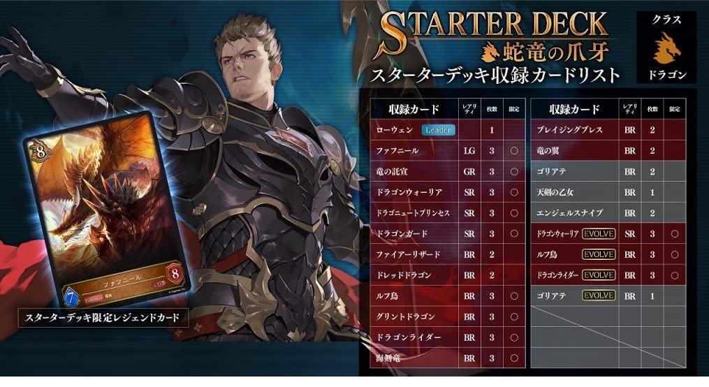 Bushiroad Shadowverse Evolve Serpent Dragon Claw Fang Starter Deck Vol. 4- Japan Figure Store - #1 Bring To You The Best Japanese Goods