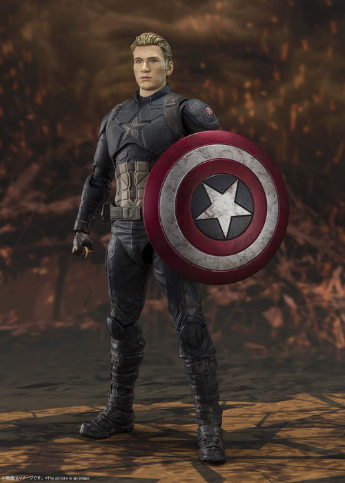 BANDAI S.H. Figuarts Captain America Final Battle Edition Figure Avengers: Endgame No.130- Japan Figure Store - #1 Bring To You The Best Japanese Goods