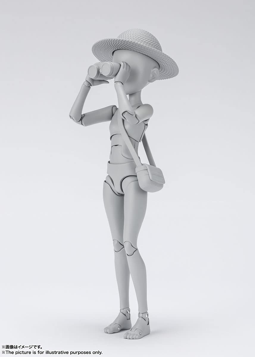 BANDAI S.H. Figuarts Body-Chan -Sugimori Ken- Edition Dx Set Figure Gray Color Ver.- Japan Figure Store - #1 Bring To You The Best Japanese Goods