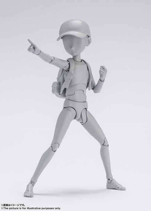 BANDAI S.H. Figuarts Body-Kun -Sugimori Ken- Edition Dx Set Figure Gray Color Ver.- Japan Figure Store - #1 Bring To You The Best Japanese Goods