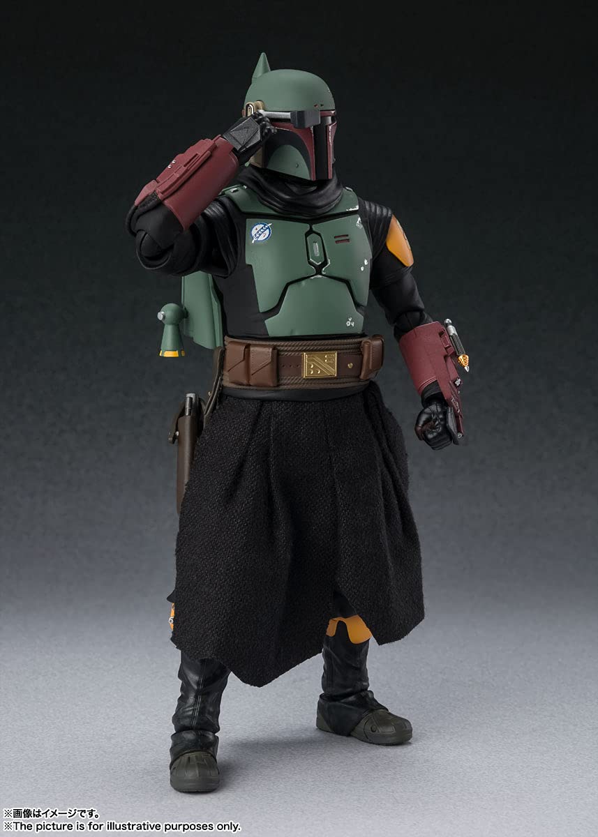 BANDAI S.H.Figuarts Boba Fett Figure Star Wars: The Mandalorian- Japan Figure Store - #1 Bring To You The Best Japanese Goods