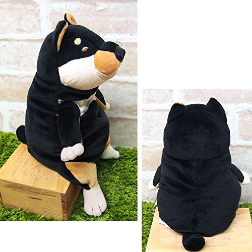 Shinada Global Mochi Dog Plush Kuroshiba M Moin-0230B- Japan Figure Store - #1 Bring To You The Best Japanese Goods