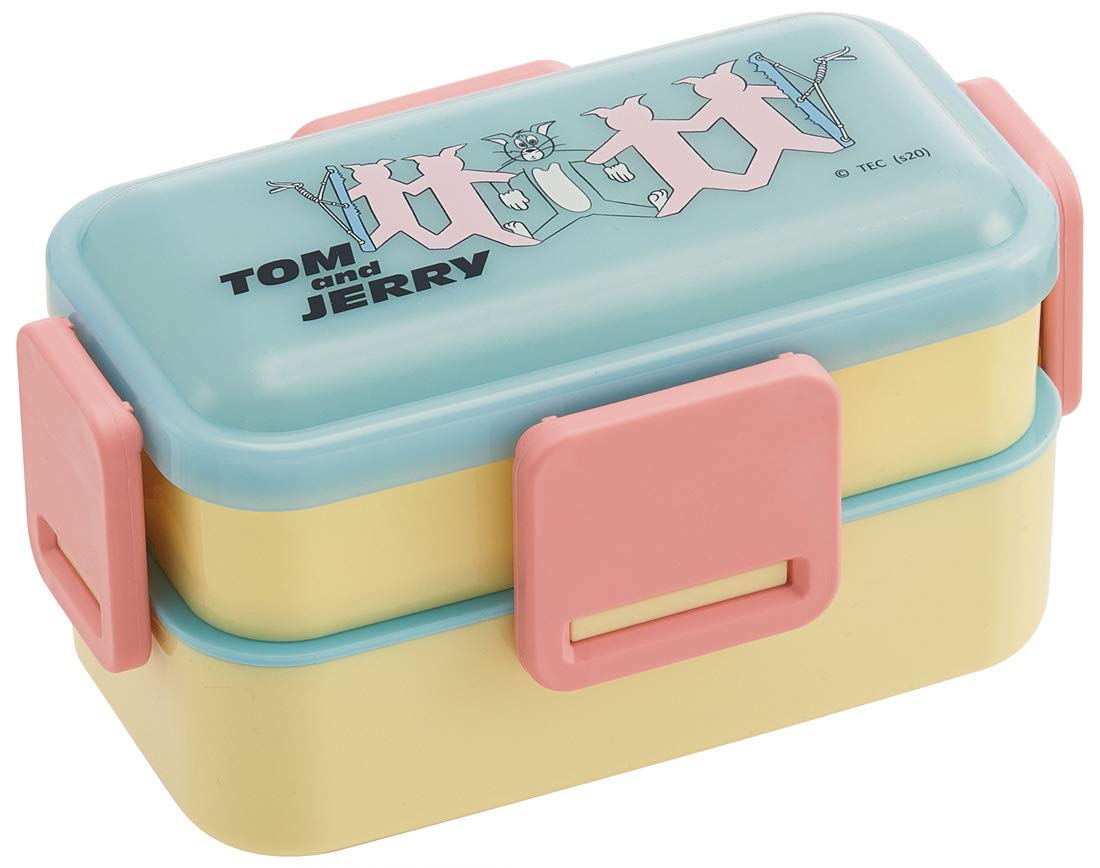 SKATER Tom And Jerry Antibacterial 2-Stage Lunch Box- Japan Figure Store - #1 Bring To You The Best Japanese Goods