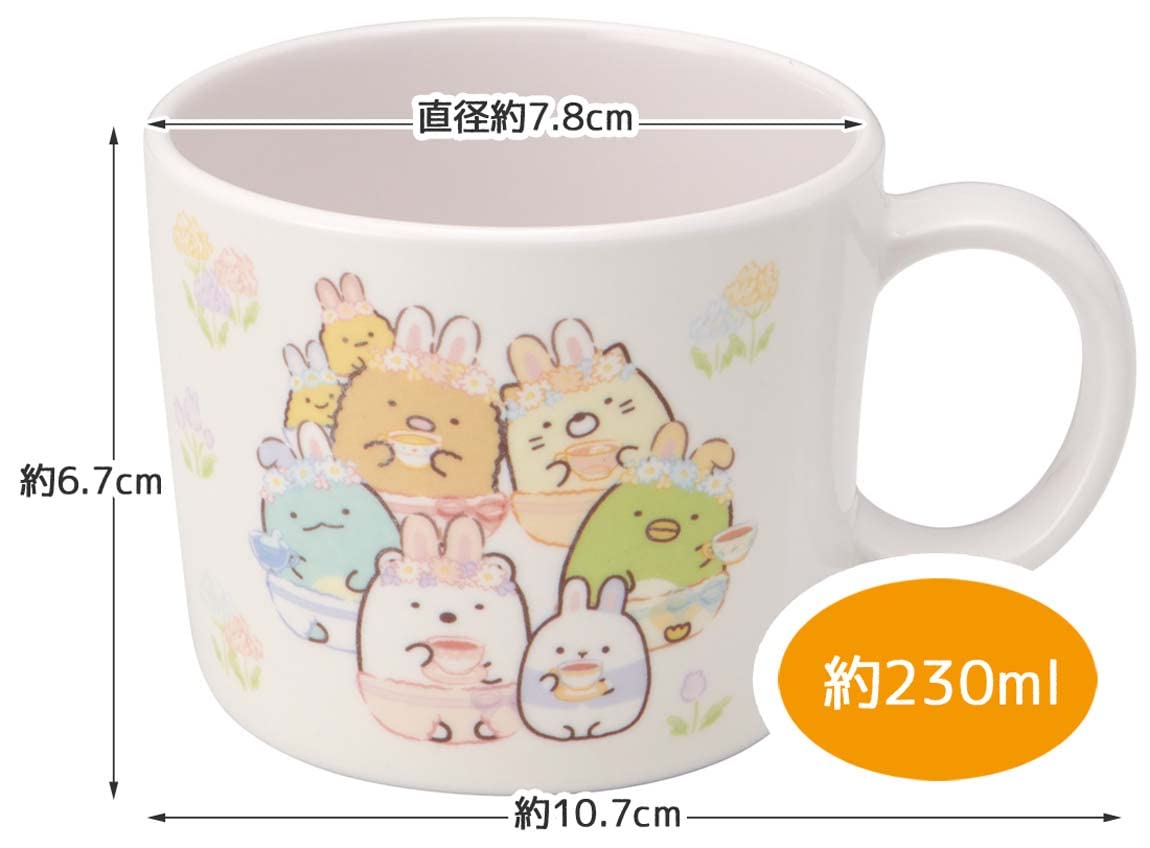 Skater Kids Melamine Mug 230Ml Sumikkogurashi Rabbit Rice Japan M310-A- Japan Figure Store - #1 Bring To You The Best Japanese Goods