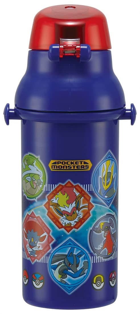 Skater Kids Ag+ Antibacterial Plastic Water Bottle 480Ml Pokemon 22 Boys Made In Japan Psb5Sanag-A- Japan Figure Store - #1 Bring To You The Best Japanese Goods