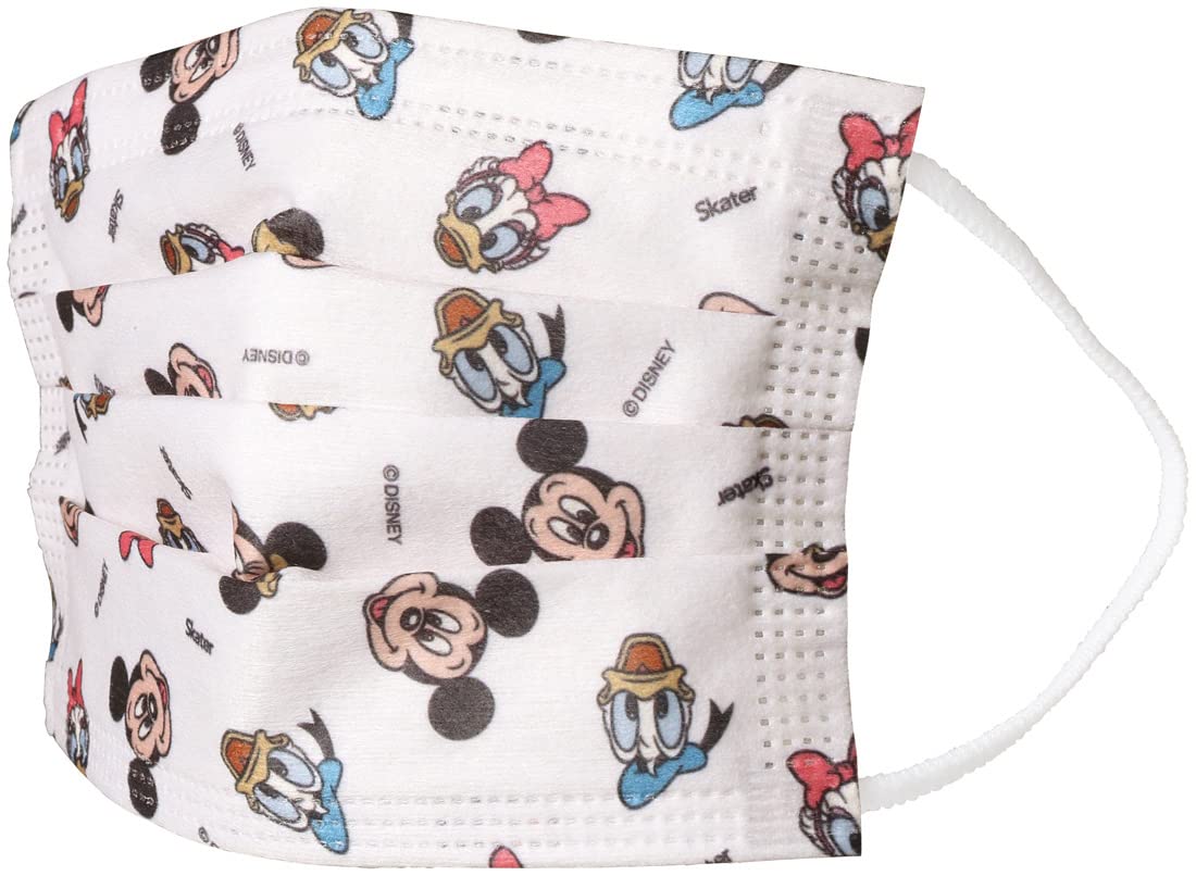 Skater Msks30-A Three-Layer Non-Woven Fabric 3D Mask For Kids 30 Pcs DisneyMickey & Friends- Japan Figure Store - #1 Bring To You The Best Japanese Goods