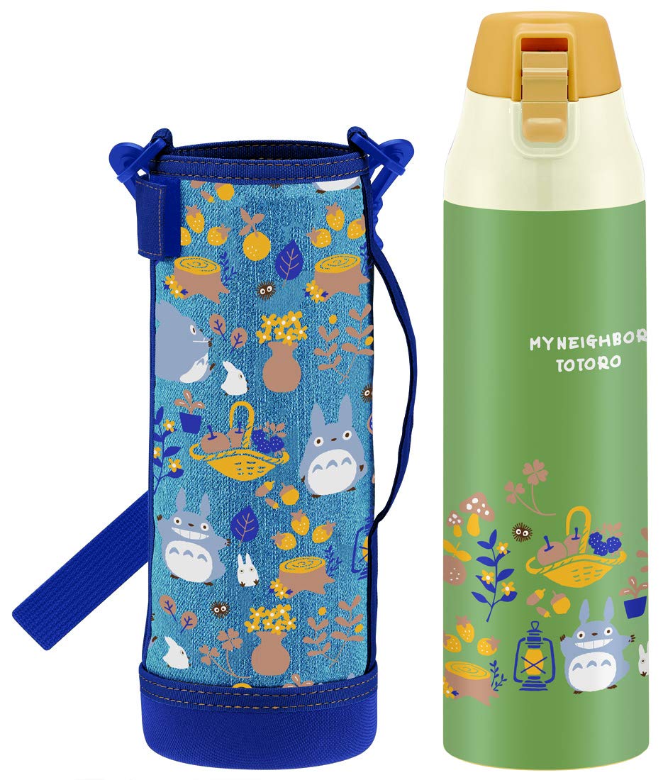 Skater 990ml Totoro Ghibli Water Bottle w/Cover KSDC10S- Japan Figure Store - #1 Bring To You The Best Japanese Goods