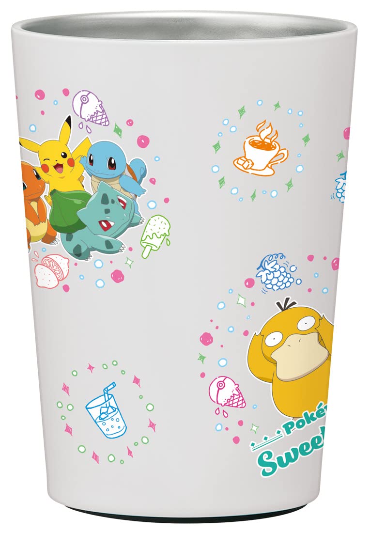 Skater Japan Pocket Monster Vacuum Insulated Coffee Tumbler 400Ml Stainless Steel Stcv2-A- Japan Figure Store - #1 Bring To You The Best Japanese Goods