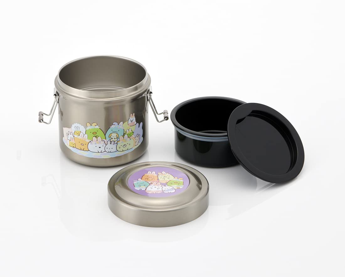Skater Vacuum Stainless Steel Lunch Box Sumikko Gurashi Mysterious Rabbit Rice 600Ml Japan Antibacterial Bowl Stlb1Ag_590412- Japan Figure Store - #1 Bring To You The Best Japanese Goods