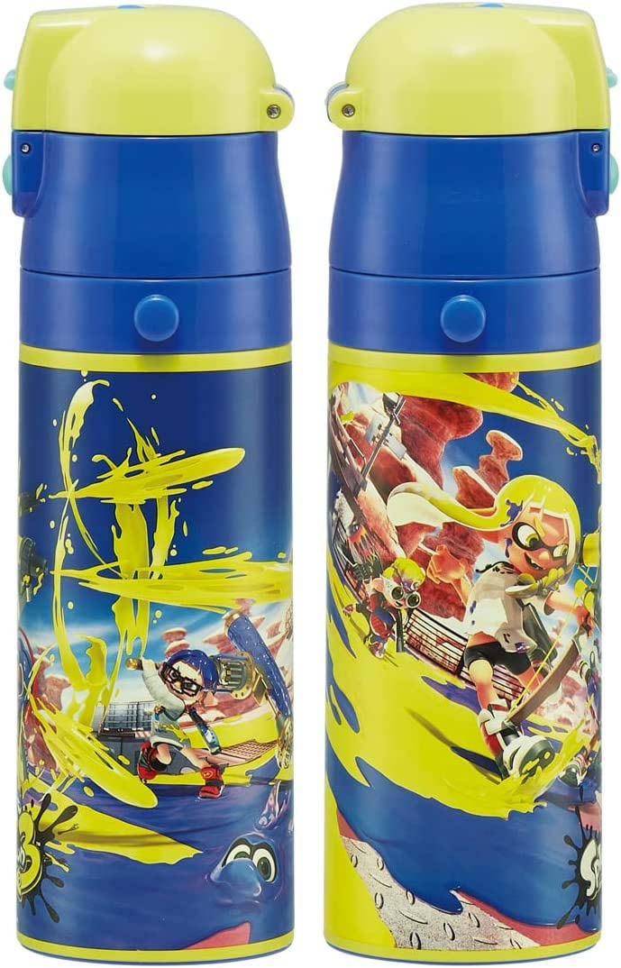 Skater 470ml Splatoon 3 Kids Steel Sports Bottle SDC4-A- Japan Figure Store - #1 Bring To You The Best Japanese Goods