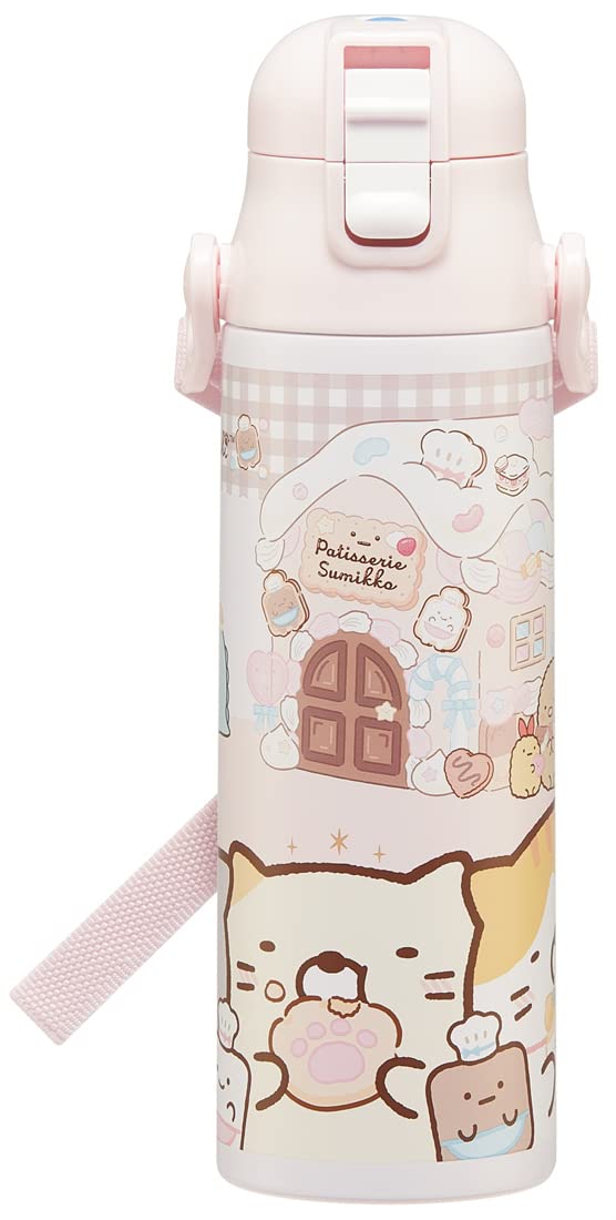 Skater 580Ml Sumikkogurashi Okaiyasan Kids Water Bottle 2-Way Stainless Steel Cup Japan Skdc6-A- Japan Figure Store - #1 Bring To You The Best Japanese Goods