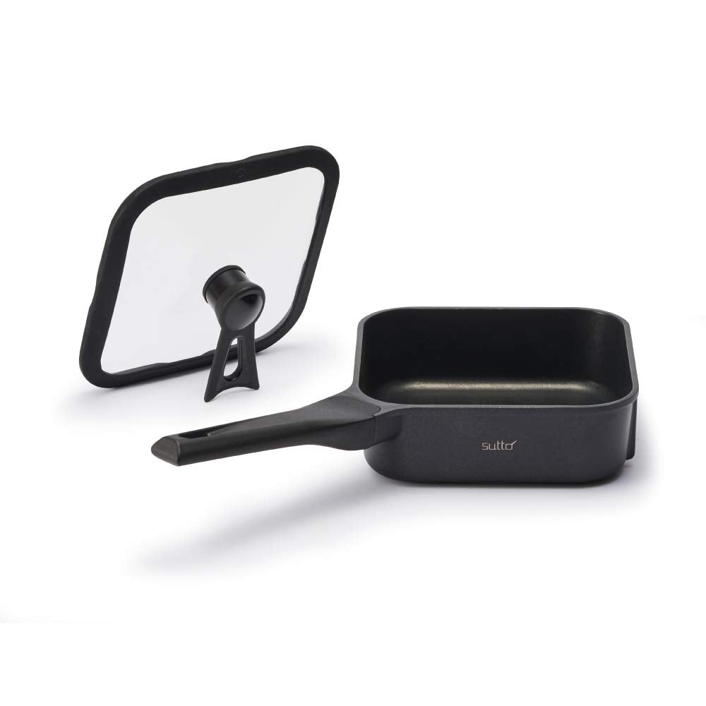 Doshisha Japan 18X6Cm Black Deep Square Frying Pan Sutto- Japan Figure Store - #1 Bring To You The Best Japanese Goods