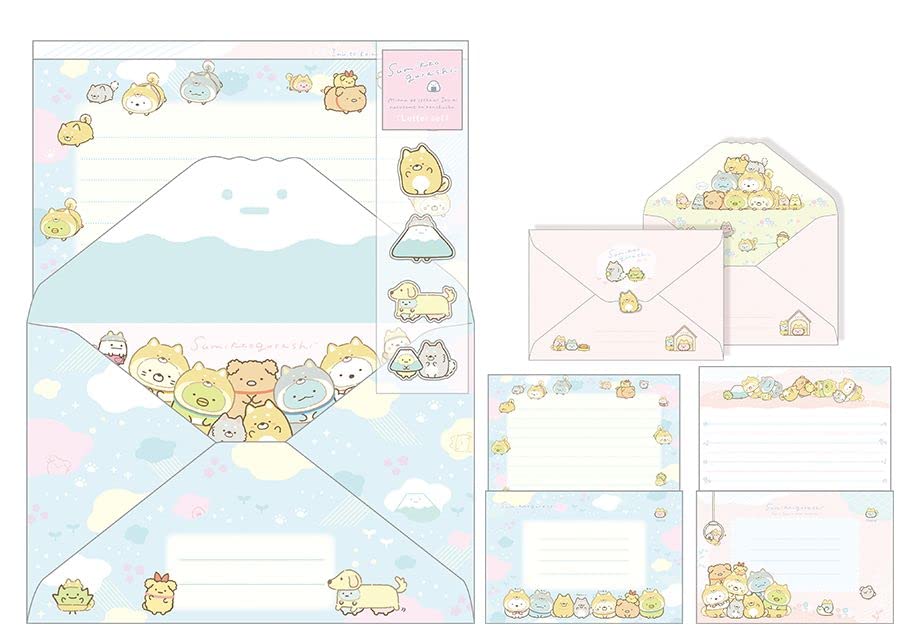 San-X Sumikko Gurashi Koinu And Dog Play Series Letter Set Lh74502- Japan Figure Store - #1 Bring To You The Best Japanese Goods