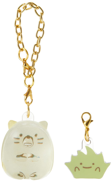 SAN-X Sumikko Gurashi Nakayoshi Pair Keychain Neko & Zasso- Japan Figure Store - #1 Bring To You The Best Japanese Goods