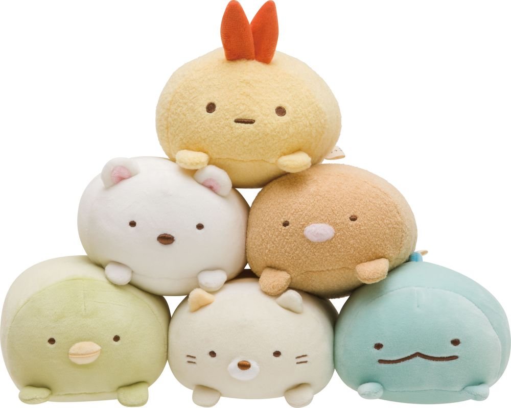 Plush Doll Sumikko Gurashi Super Squishy Doll Mx Crumbed Prawn Tail- Japan Figure Store - #1 Bring To You The Best Japanese Goods