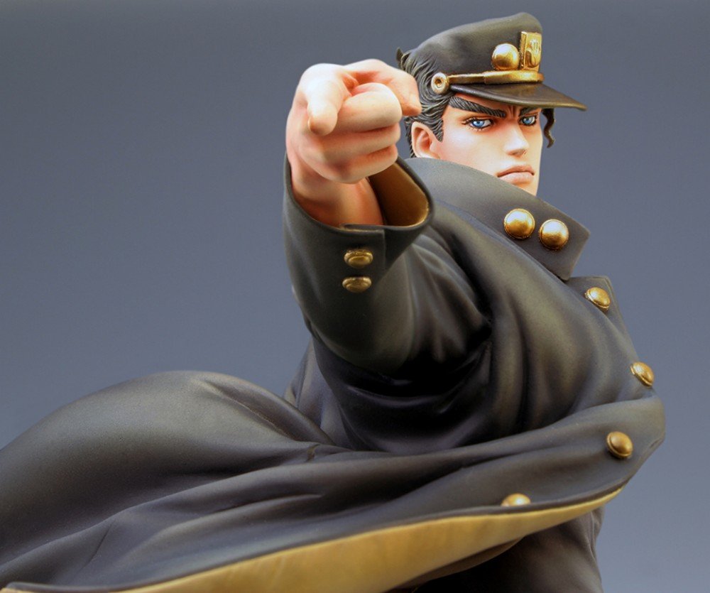 Super Figure Art Collection Jojo&S Bizarre Adventure Part 3 Jotaro Kujo Black Ver. About 140Mm Pvc Abs Painted Complete Figure- Japan Figure Store - #1 Bring To You The Best Japanese Goods