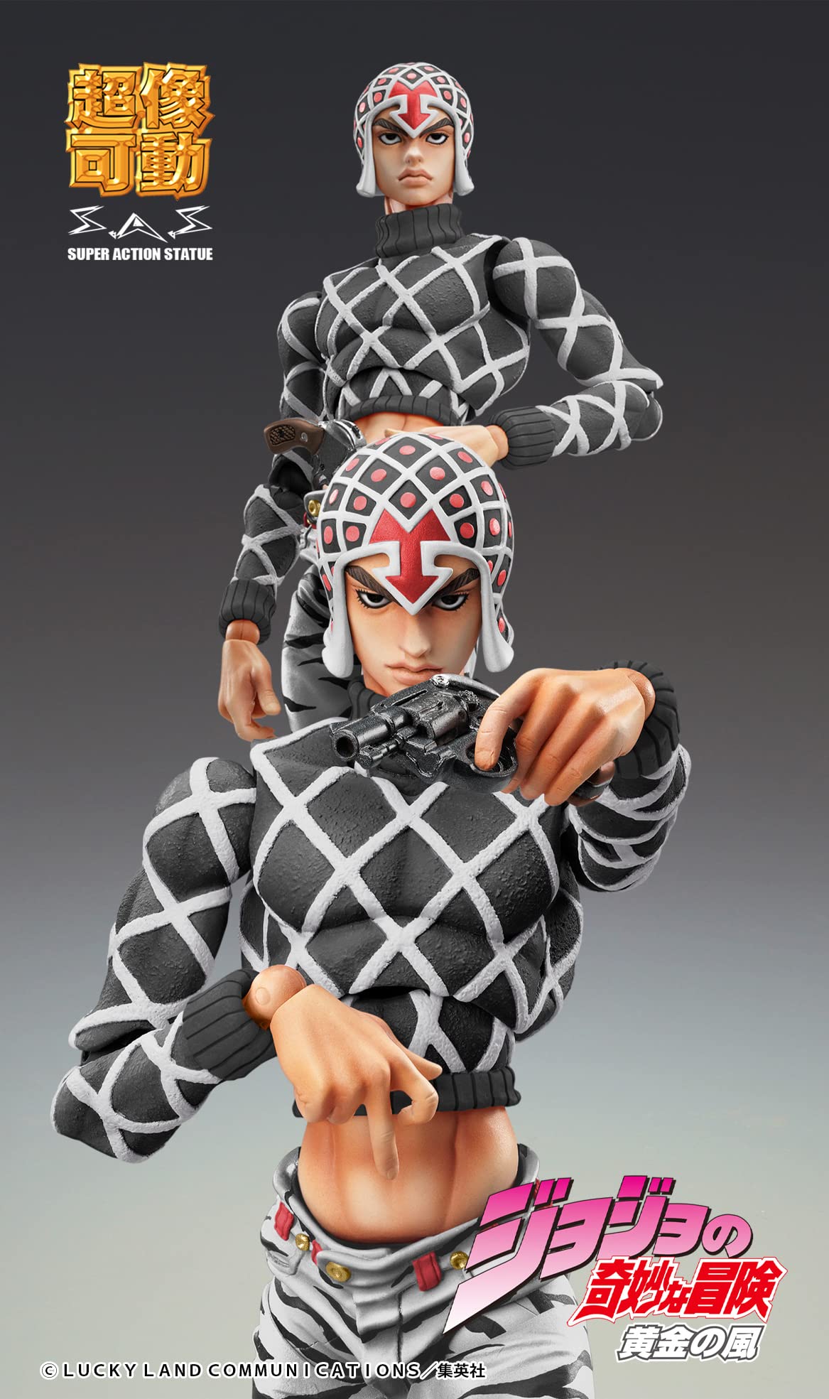 Medicos Jojo's Bizarre Adventure Part 5 Guido Mista S.P Ver.Black 150mm PVC ABS Nylon Figure- Japan Figure Store - #1 Bring To You The Best Japanese Goods
