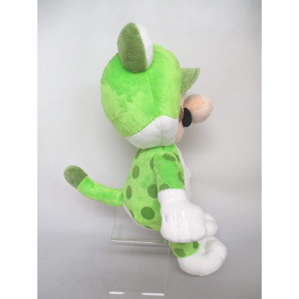SAN-EI Super Mario 3D World Plush Doll Cat Luigi M- Japan Figure Store - #1 Bring To You The Best Japanese Goods