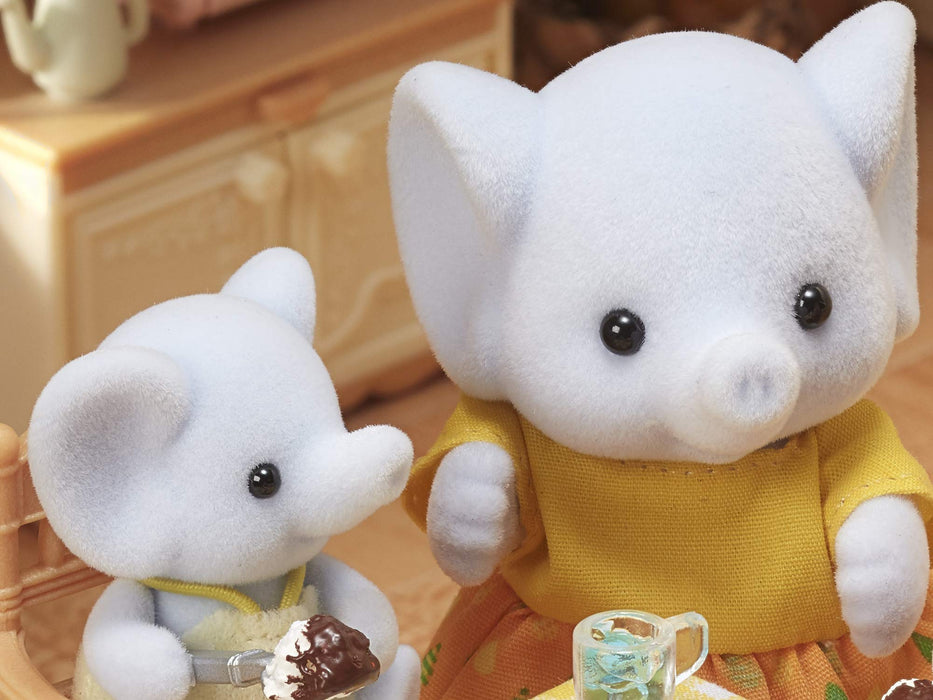 Epoch Sylvanian Families Elephant Family Toy Dollhouse FS-38 for Ages 3+- Japan Figure Store - #1 Bring To You The Best Japanese Goods