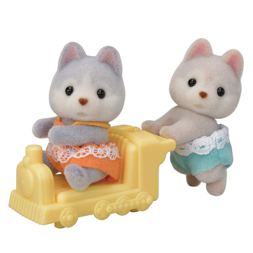Epoch Sylvanian Families Husky Twins Doll I-117 Age 3+ St Mark Certified Toy- Japan Figure Store - #1 Bring To You The Best Japanese Goods
