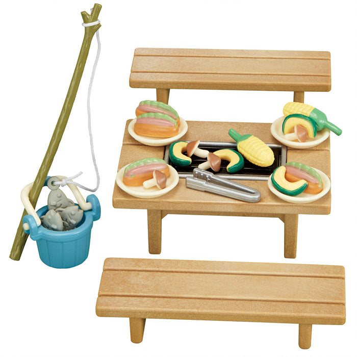 Epoch Sylvanian Families Barbecue Set Certified Toy Dollhouse for Ages 3+- Japan Figure Store - #1 Bring To You The Best Japanese Goods