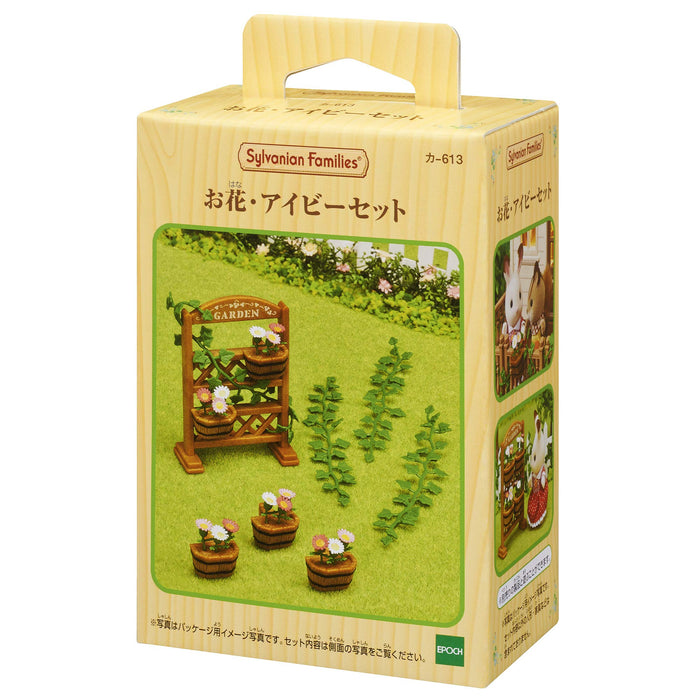 Epoch Sylvanian Families Ivy Flower Furniture Set Ka-613 St Mark Age 3+ Dollhouse- Japan Figure Store - #1 Bring To You The Best Japanese Goods