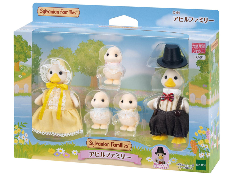 Epoch Sylvanian Families Seasonal Duck Family Toy Dollhouse C-64 St Mark Certified for 3+ Years- Japan Figure Store - #1 Bring To You The Best Japanese Goods