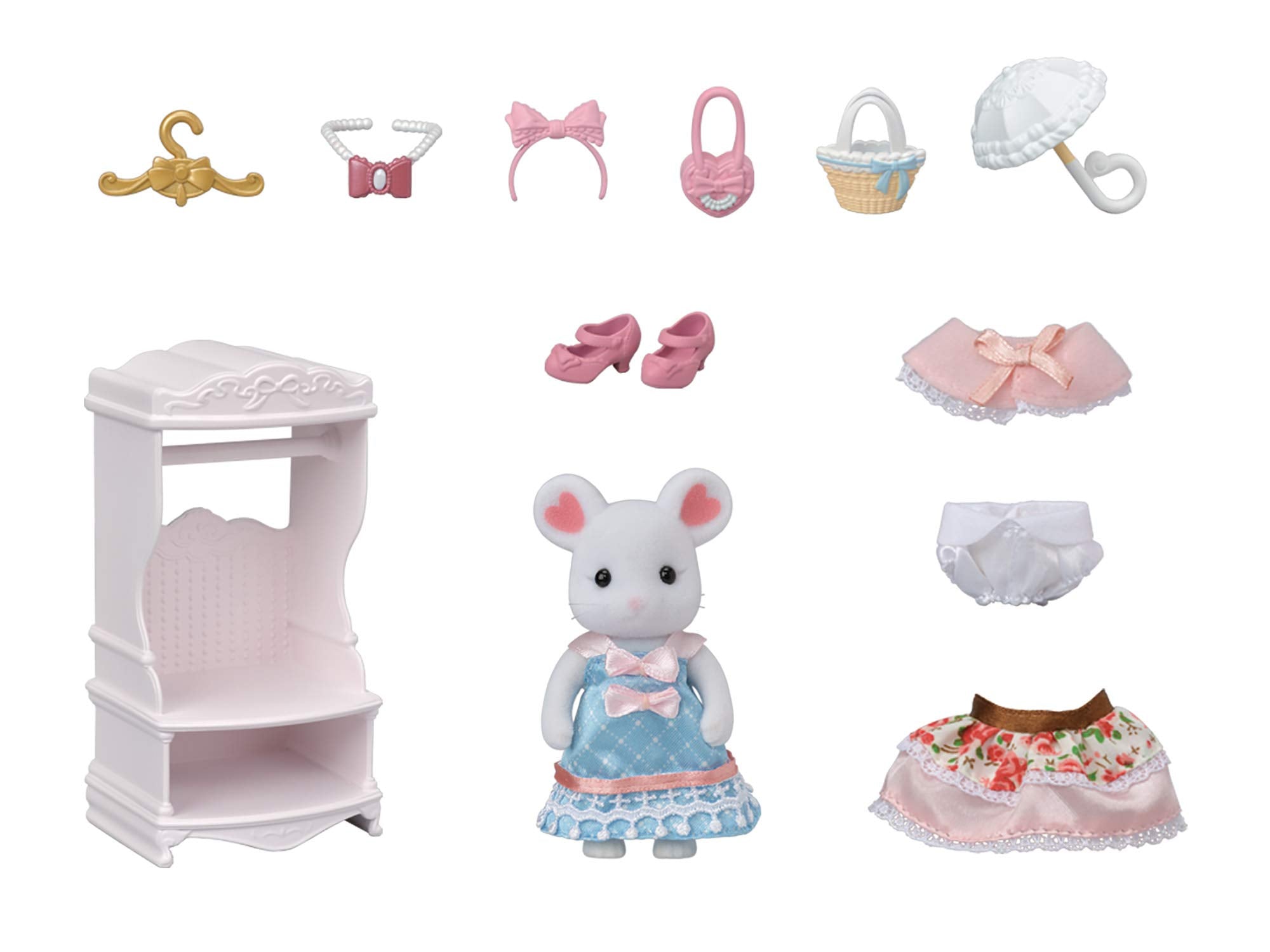 Epoch Sylvanian Families Town Sweet Ribbon Set TVS-12 St Mark Certified Age 3+- Japan Figure Store - #1 Bring To You The Best Japanese Goods