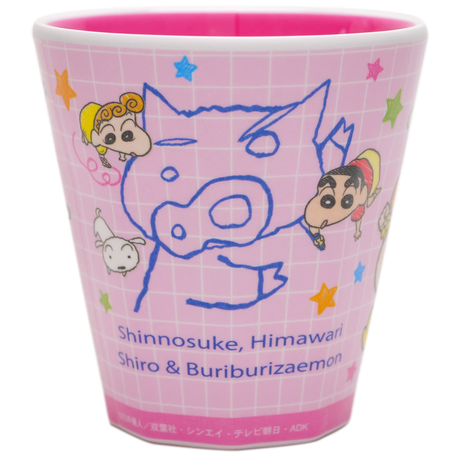T'S FACTORY - Crayon Shin-Chan W Print Melamine Cup Sketch Up- Japan Figure Store - #1 Bring To You The Best Japanese Goods