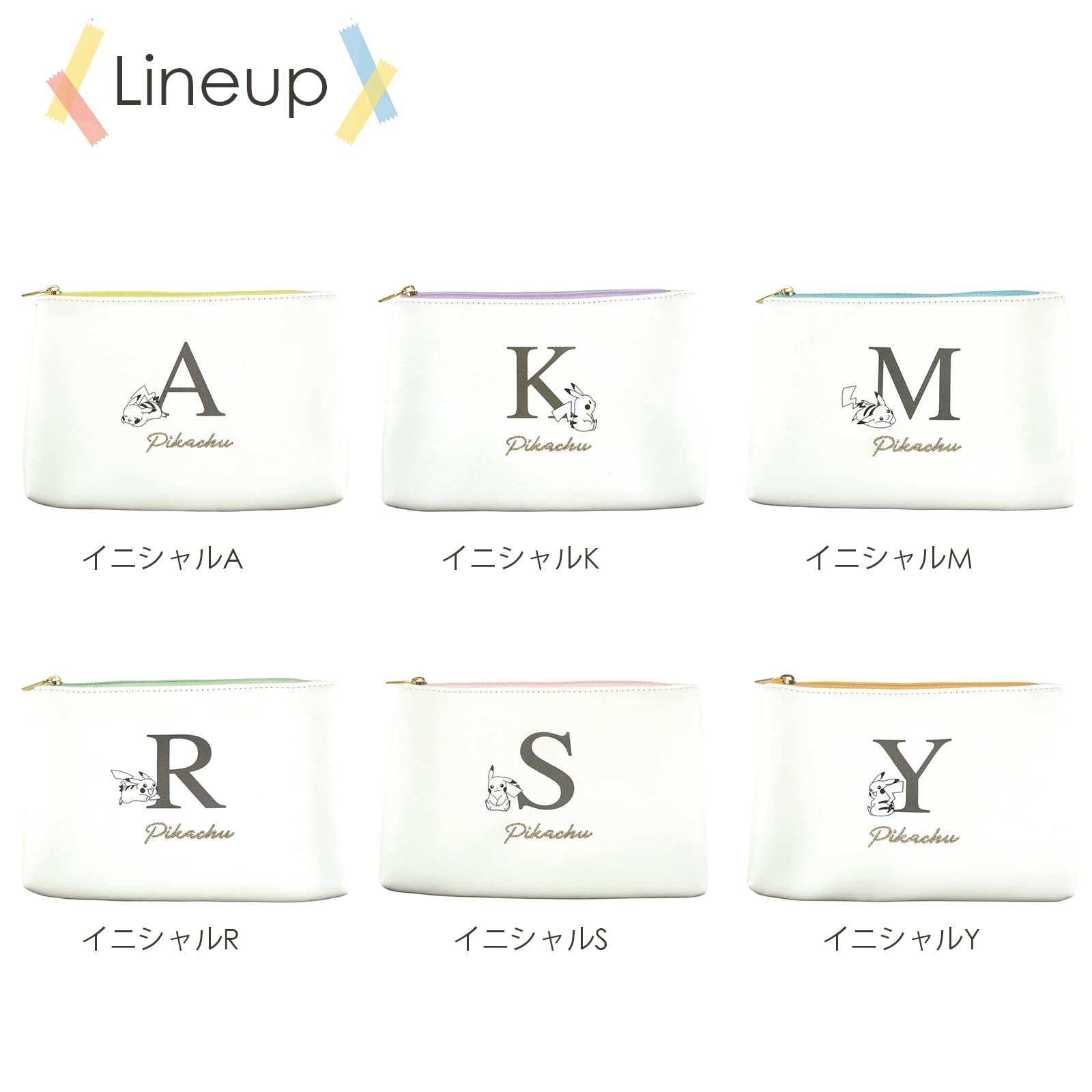 T'S FACTORY Pokemon Initial Pouch A- Japan Figure Store - #1 Bring To You The Best Japanese Goods