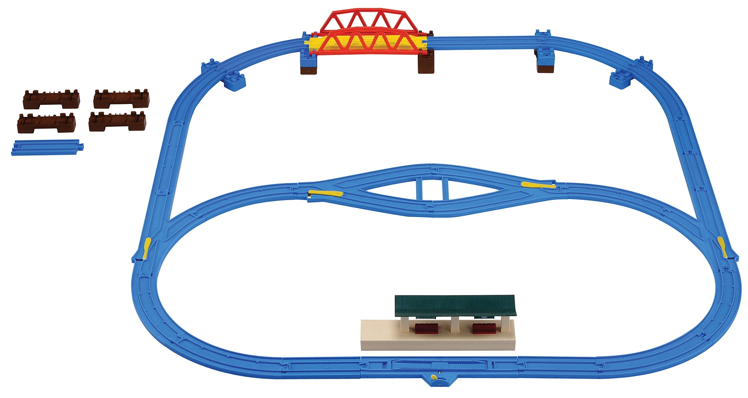 Takara Tomy Pla-Rail Thomas & Friends Recombinant Easy Rail Set With Tracking Train Thomas Toy- Japan Figure Store - #1 Bring To You The Best Japanese Goods