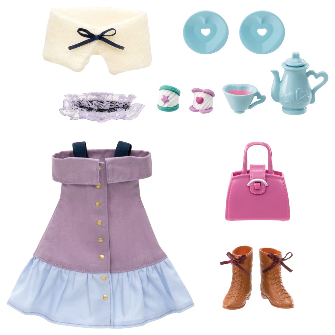 Takara Tomy Licca-Chan Dress #Licca #Chill Cafe Time Wear Dress-Up Doll Play Toy Ages 3 And Up Passed Toy Safety Standards St Mark Certified Licca Takara Tomy- Japan Figure Store - #1 Bring To You The Best Japanese Goods